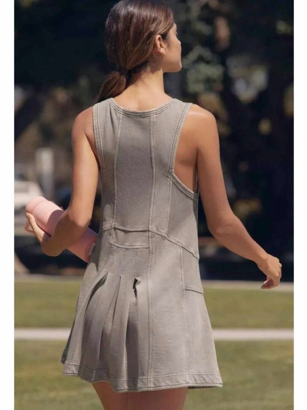 Daily Practice by Anthropologie Practice Squad Mini Dress Cotton L - Picture 2 of 7